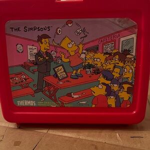 Collectible The Simpson Lunchbox With Thermos…